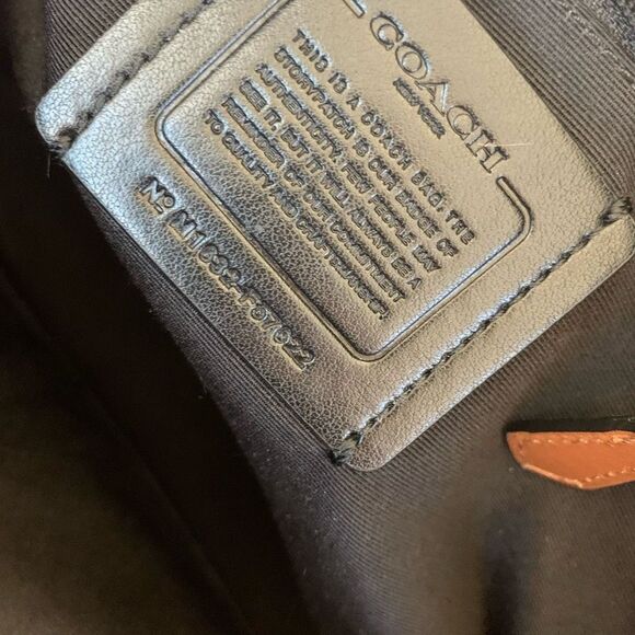 COACH sierra F57622 floral satchel bag set of two pink black large and medium - Picture 9 of 12